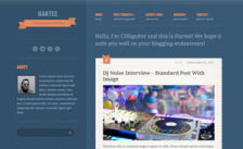 Hartee - A Responsive Tumblr Like Theme for WordPress